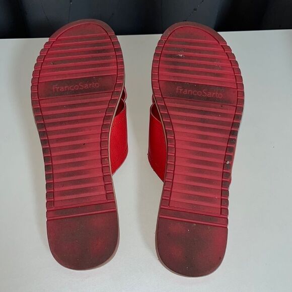 Franco Sarto -Quentin Red Sandal size 8.5 - Picture 6 of 7